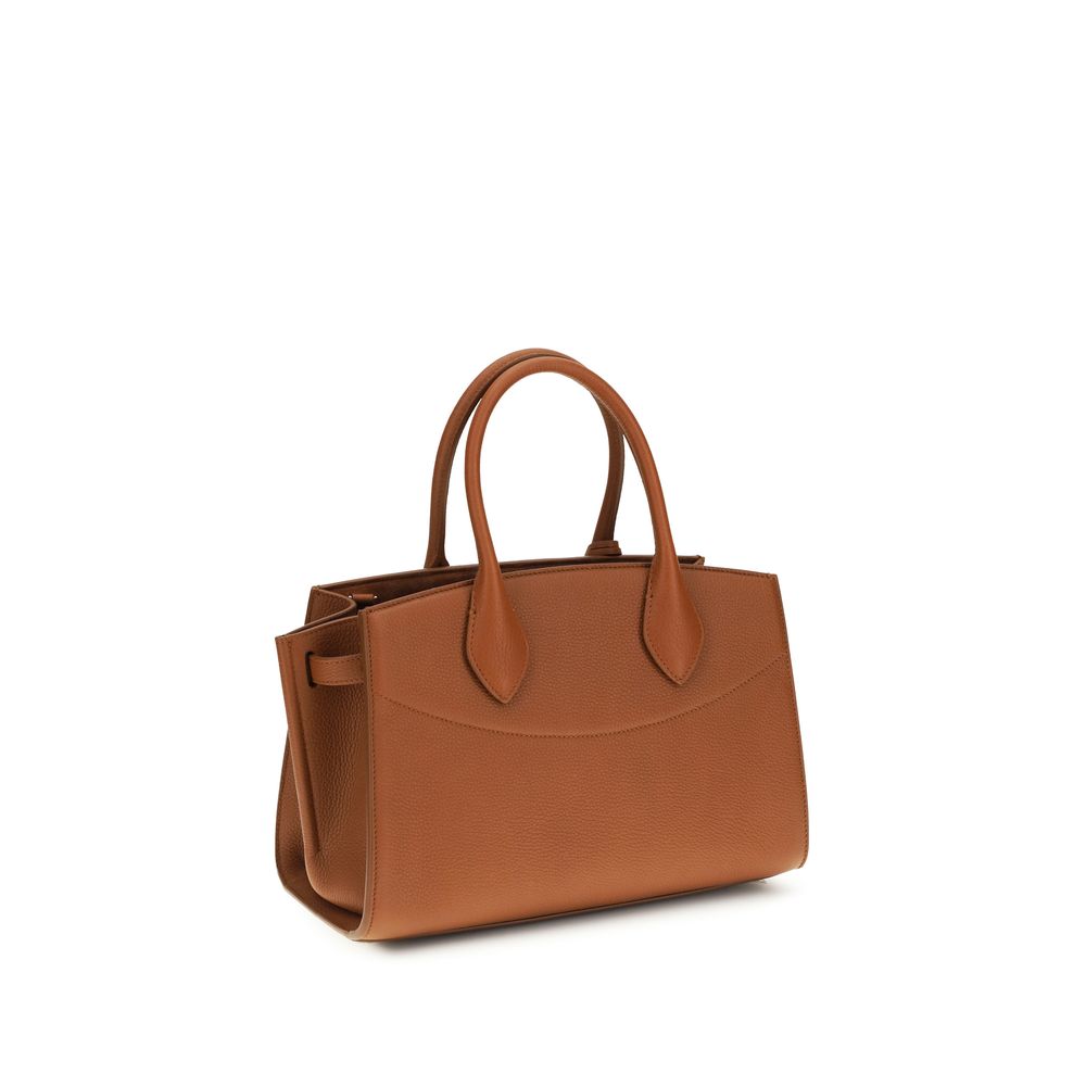 Brown Calf Leather Bos Taurus Handbag - ventzia
