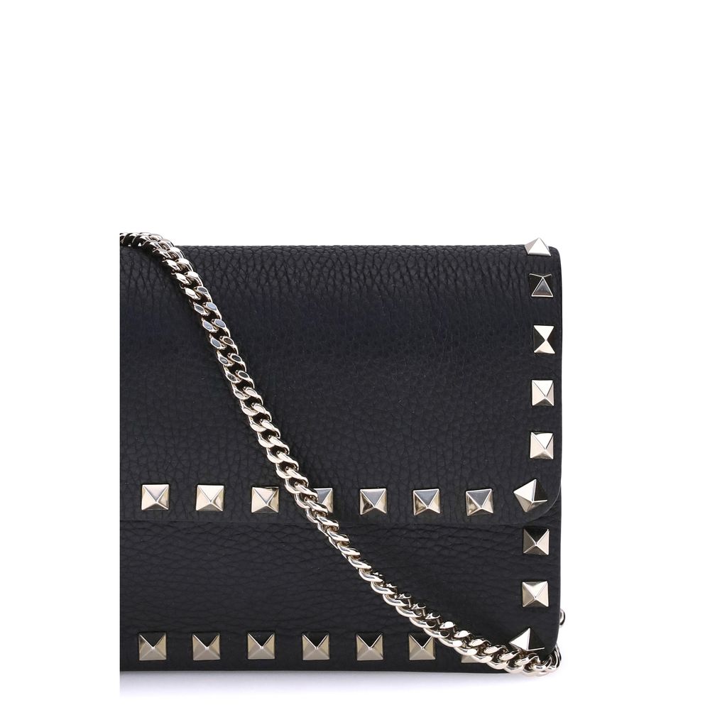 Black Calf Leather Bos Taurus Wallet - ventzia
