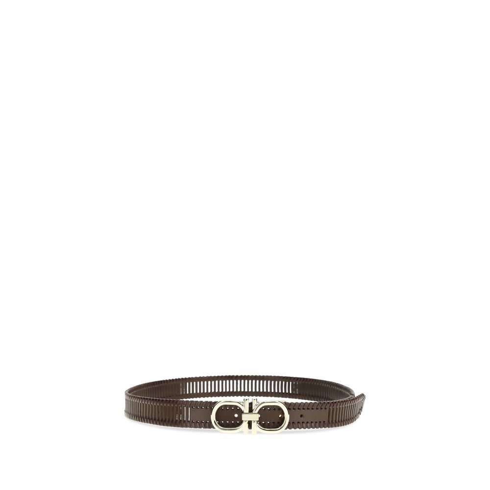 Brown Calf Leather Bos Taurus Regular Belt - ventzia