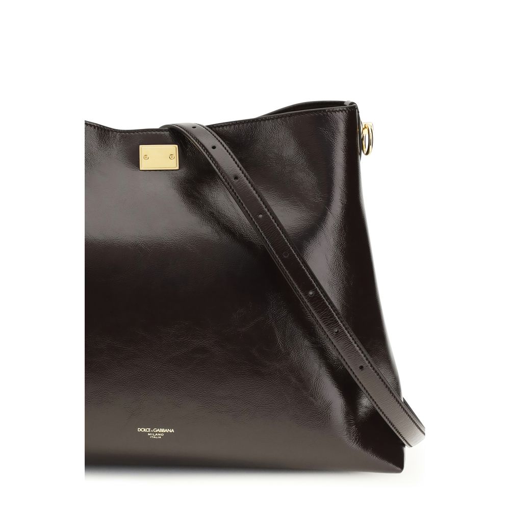 Brown Calf Leather Bos Taurus Shoulder Bag - ventzia