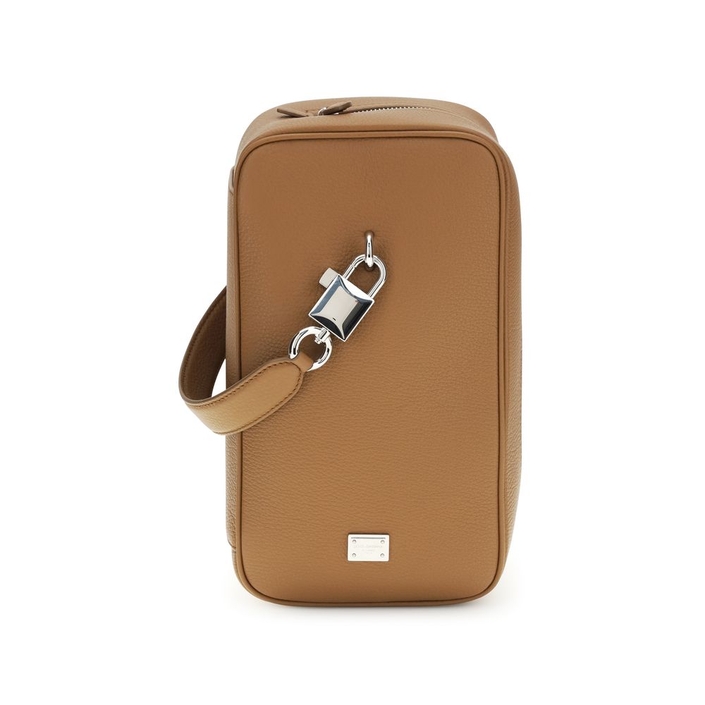 Brown Calf Leather Bos Taurus Handbag - ventzia