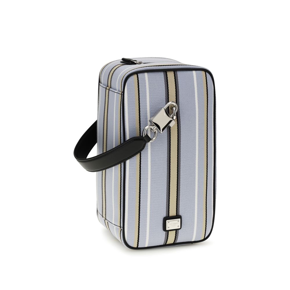 Blue Cotton Handbag - ventzia