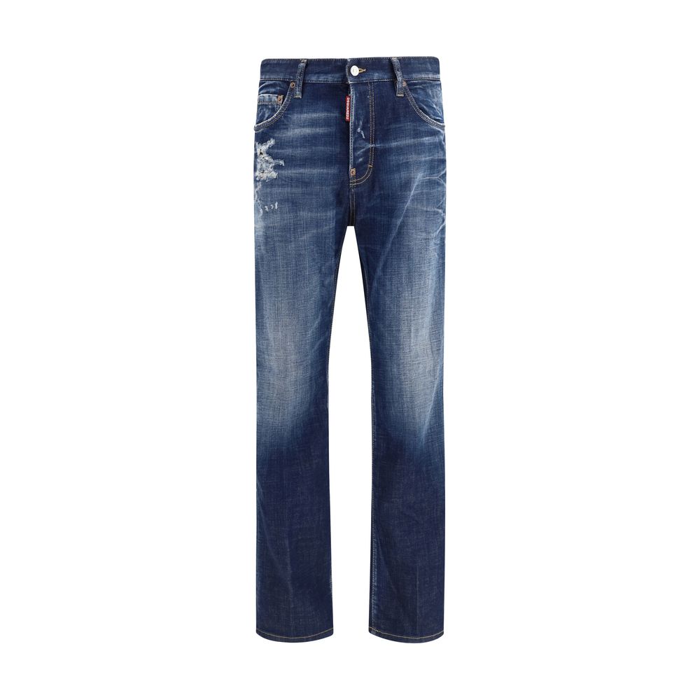 Blue Cotton Jeans Denim - ventzia