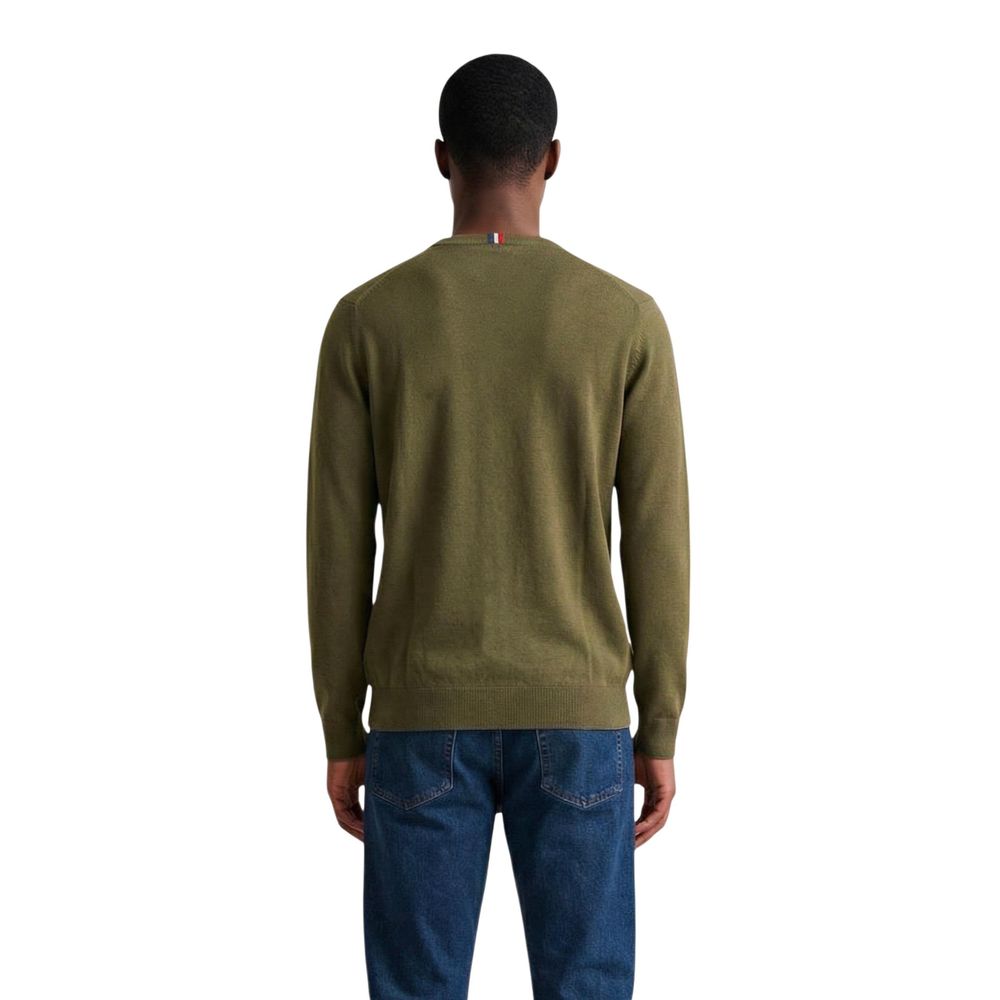 Green Cotton Sweatshirt - ventzia