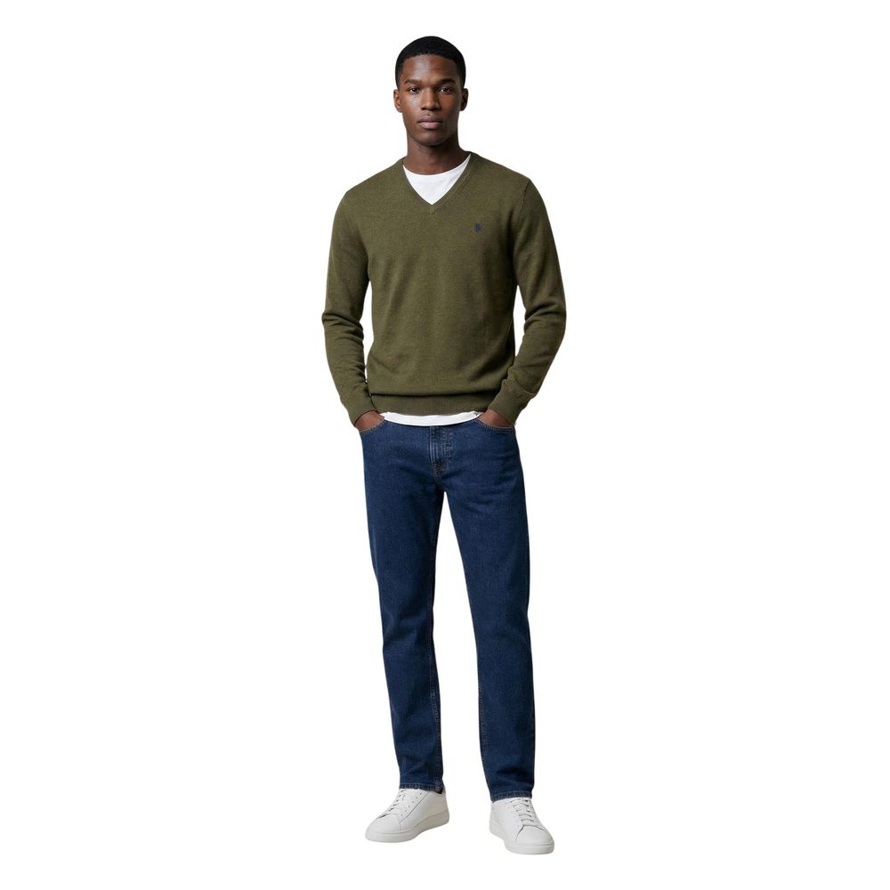 Green Cotton Sweatshirt - ventzia