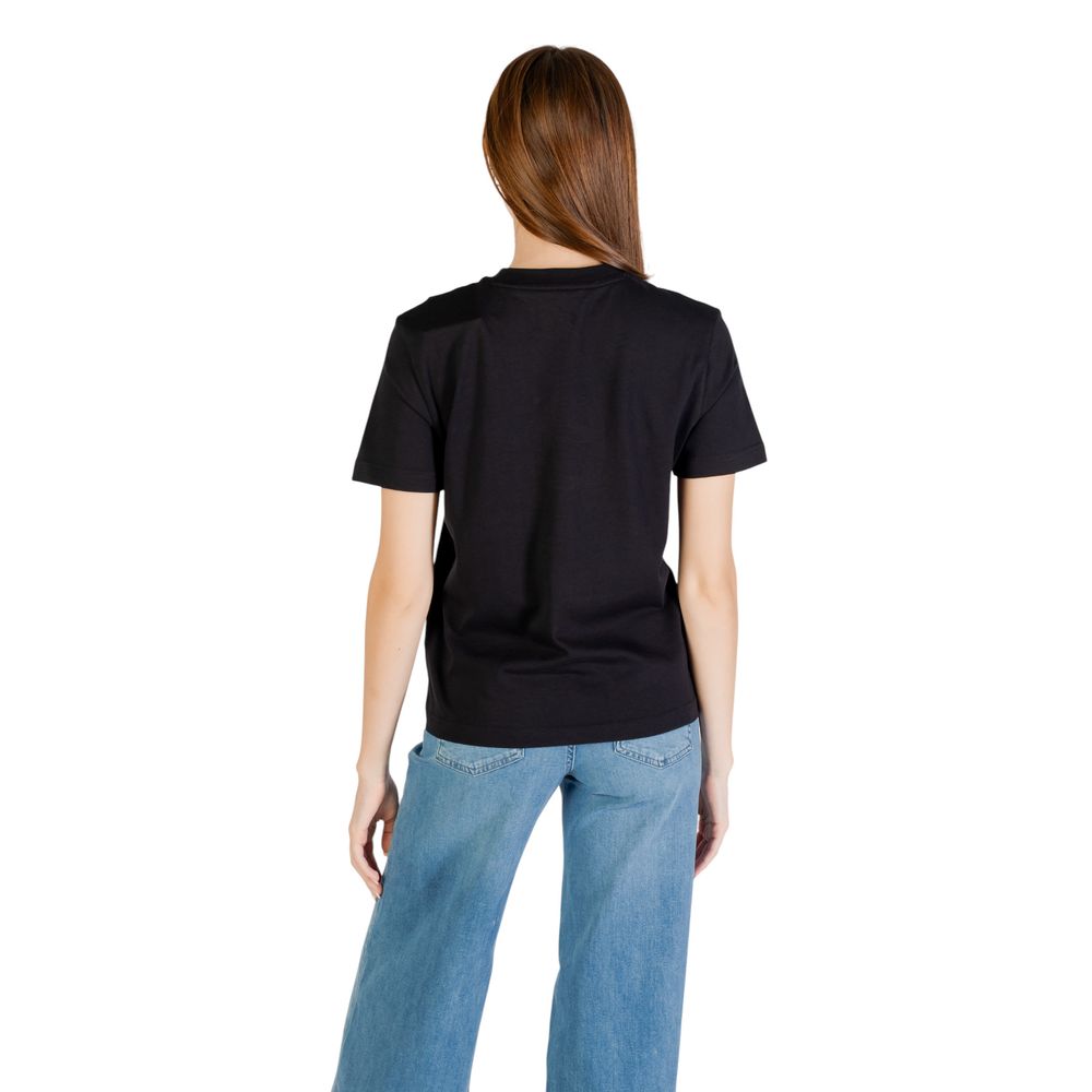 Black Cotton T-Shirt - ventzia