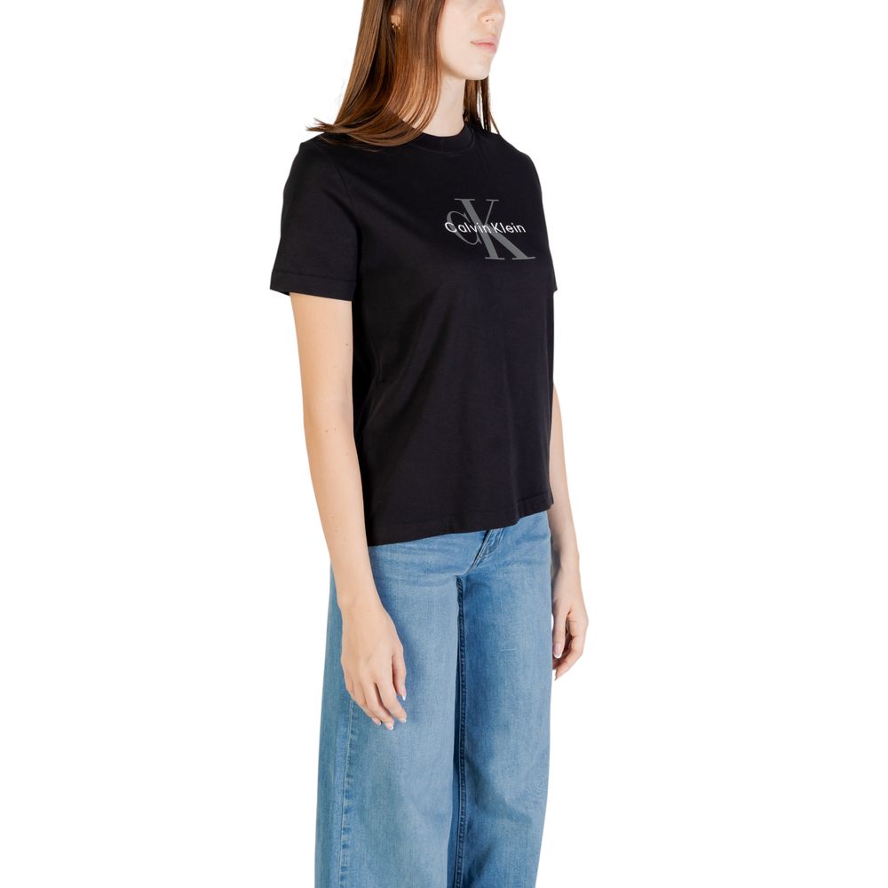 Black Cotton T-Shirt - ventzia
