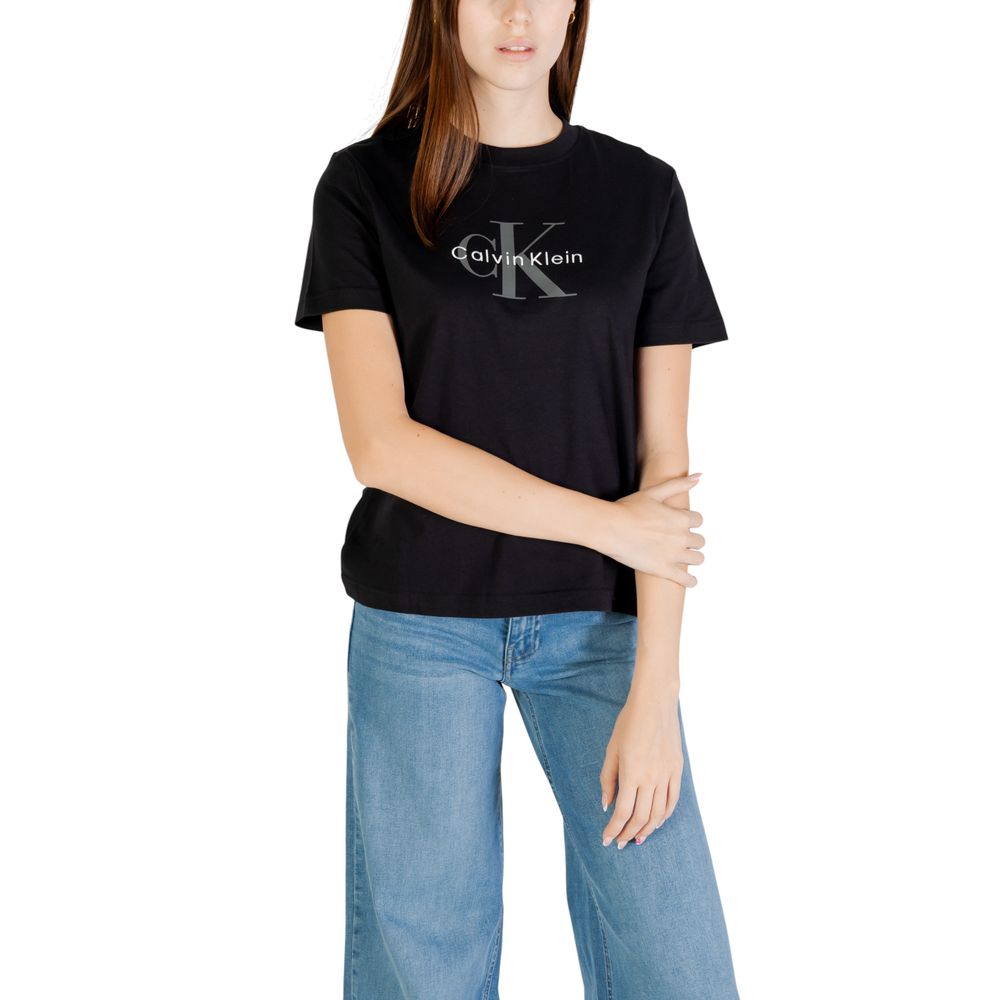 Black Cotton T-Shirt - ventzia