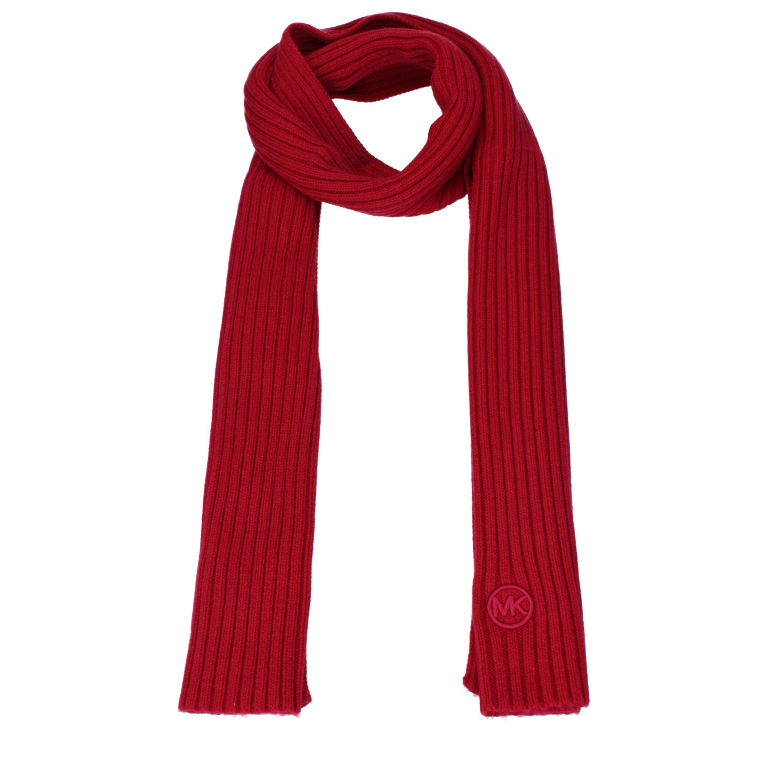 Pink Polyester Scarf - ventzia