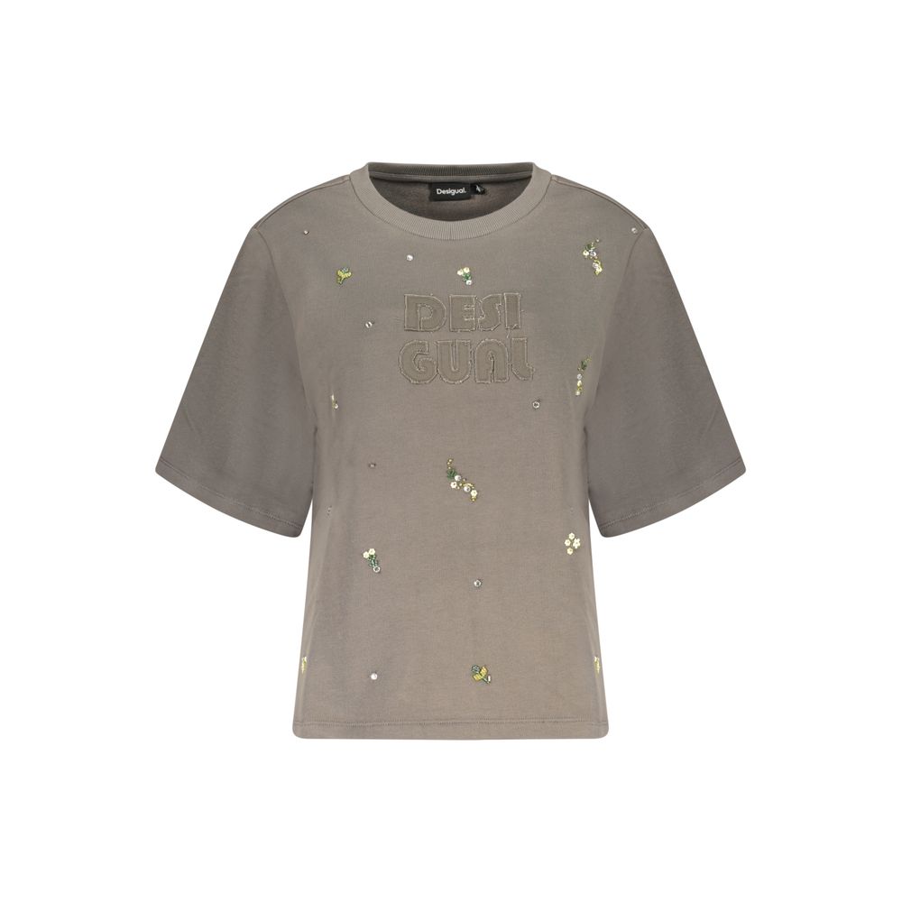 Grigio Cotton Women Sweatshirt - ventzia