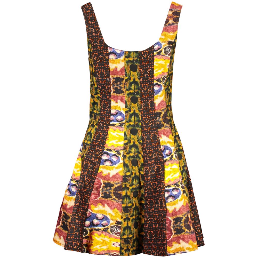 Giallo Cotton Women Dress - ventzia