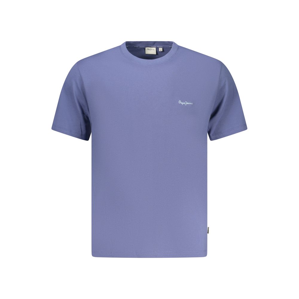 Blue Cotton T-Shirt - ventzia