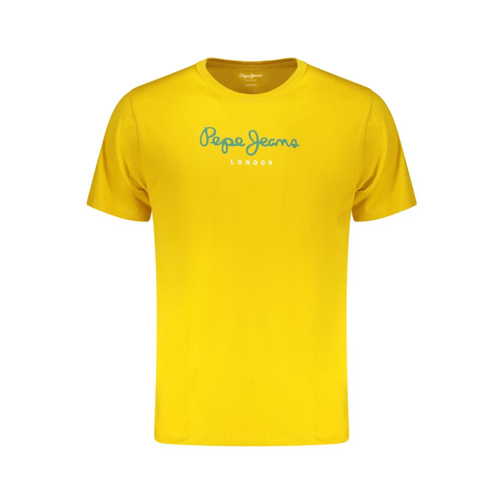 Yellow Cotton T-Shirt - ventzia