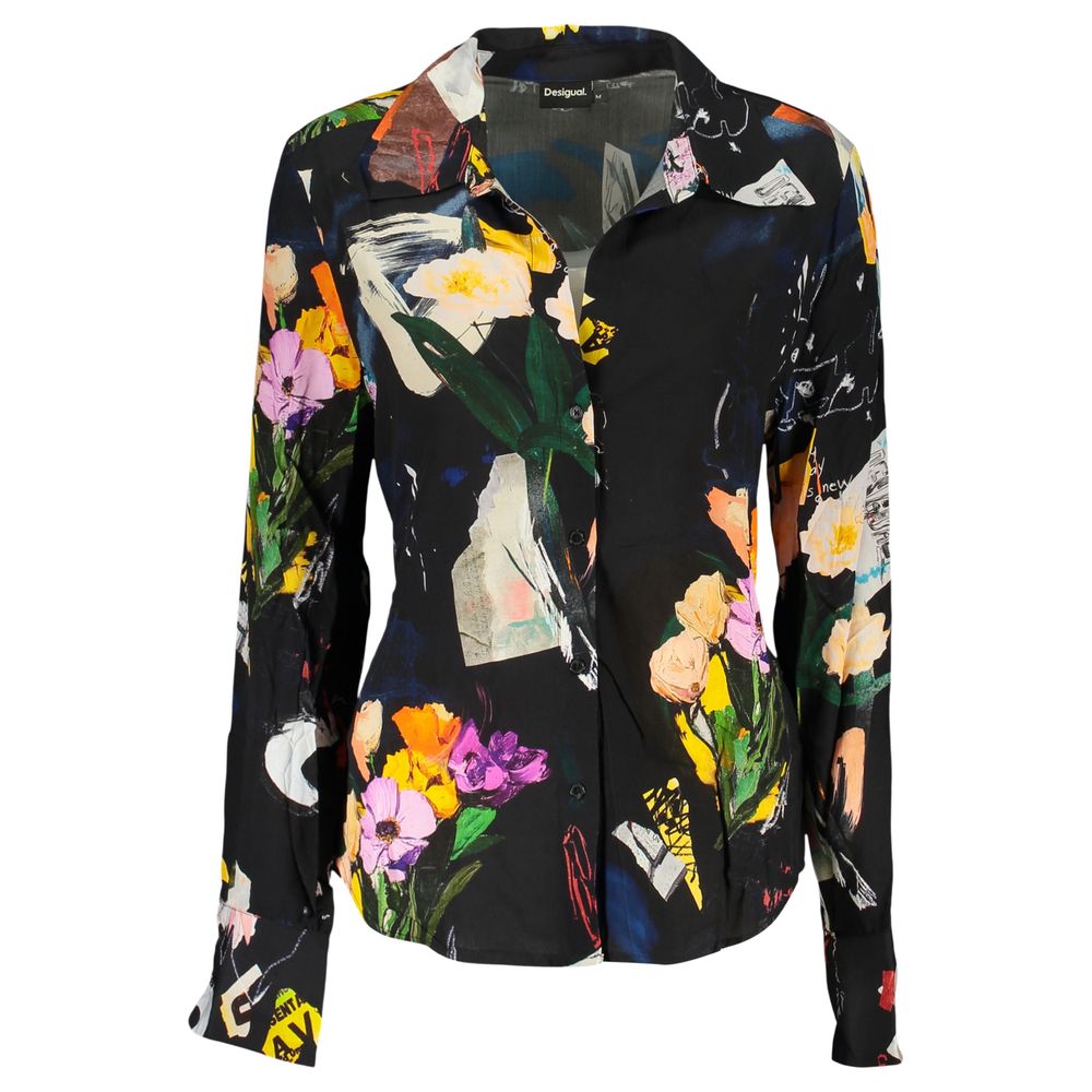 Nero Viscose Women Shirt - ventzia