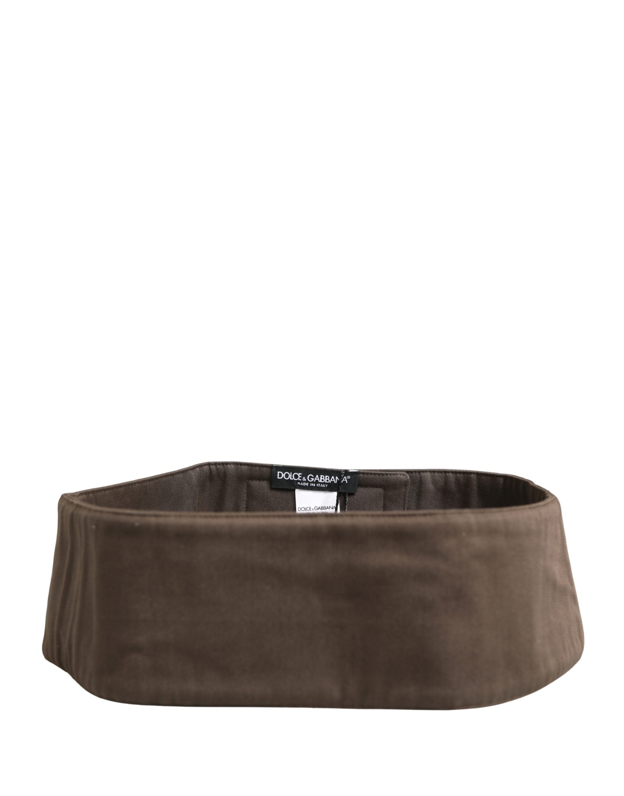 Brown Viscose Wide Belt Waist Cummerband Men - ventzia