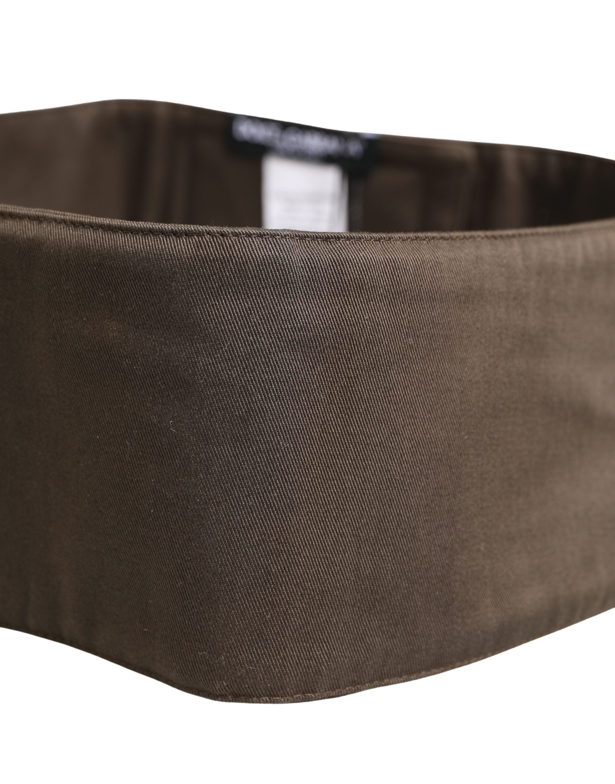 Brown Viscose Wide Belt Waist Cummerband Men - ventzia