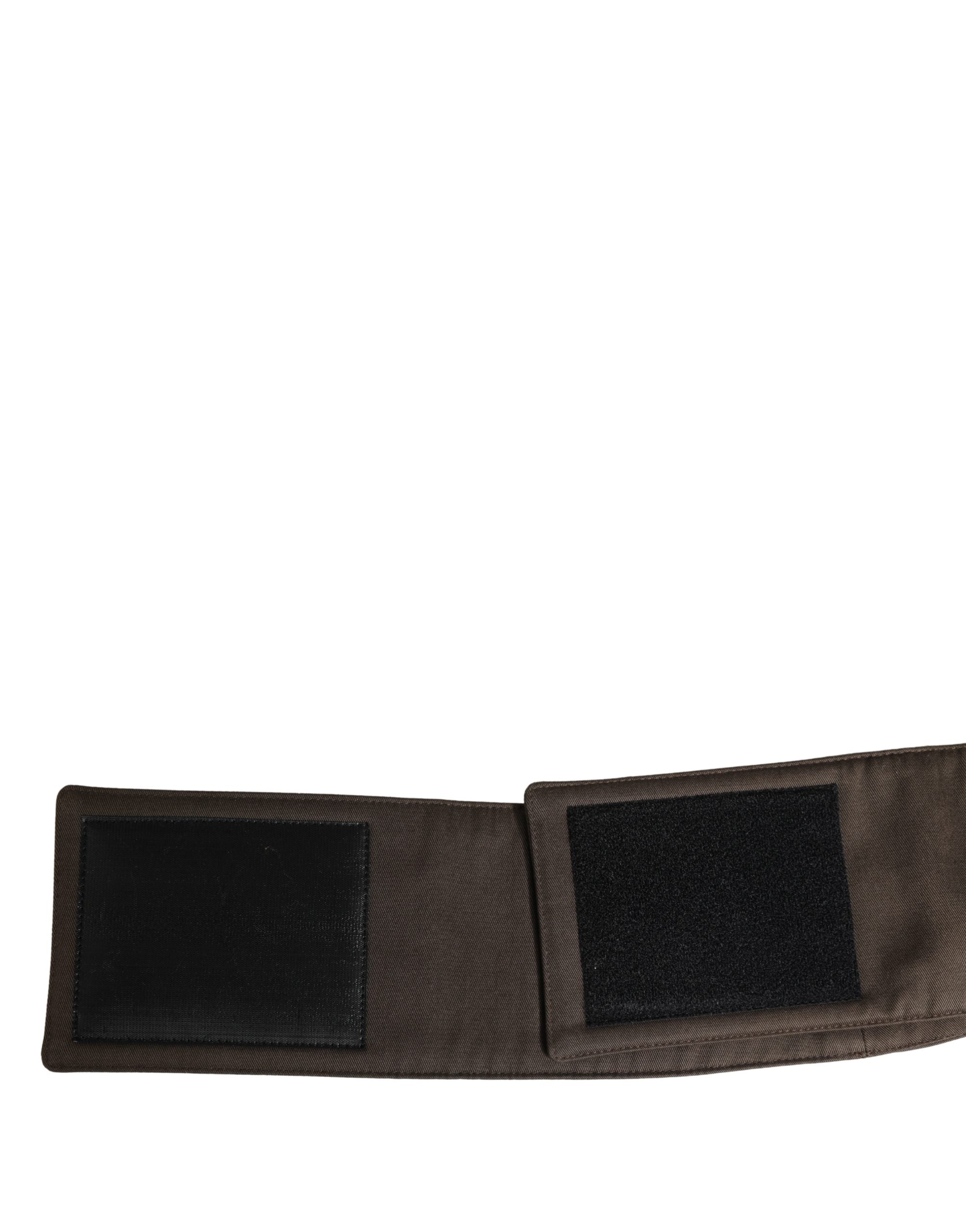 Brown Viscose Wide Belt Waist Cummerband Men - ventzia
