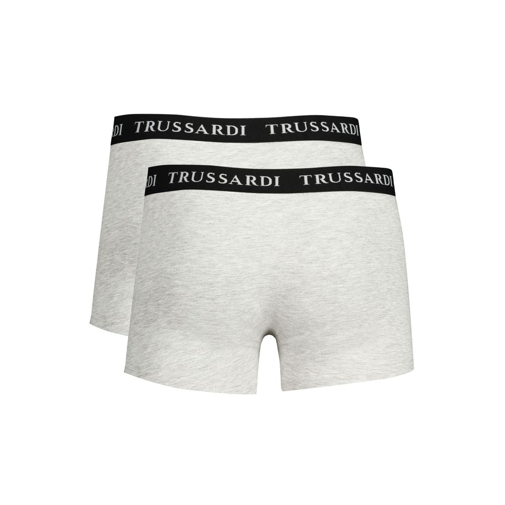 Grigio Cotton Men's Boxer Underwear - ventzia