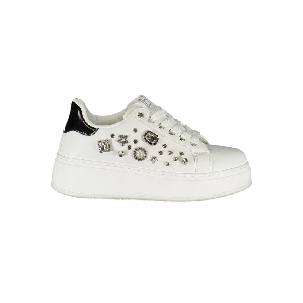 Bianco Poliuretano Donna Sneaker - ventzia
