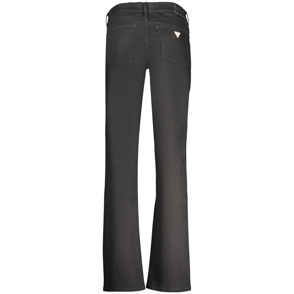 Black Cotton Women's Jean - ventzia