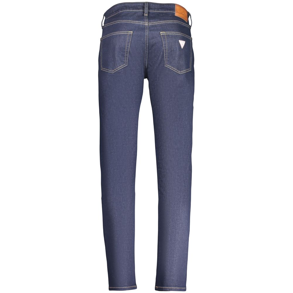 Blu Cotton Men Jeans - ventzia