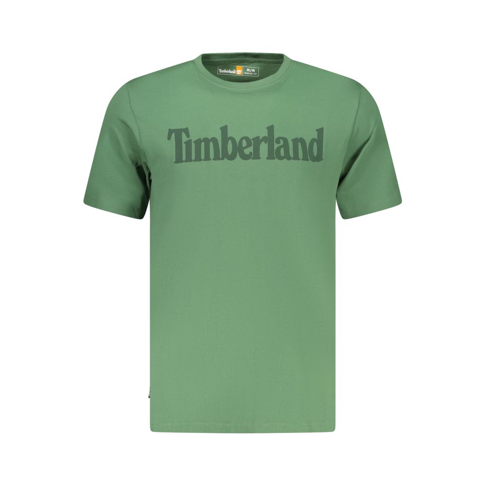 Green Cotton Men's T-Shirt - ventzia