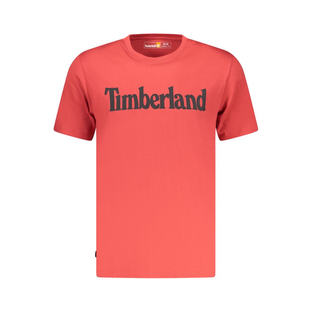 Red Cotton Men's T-Shirt - ventzia