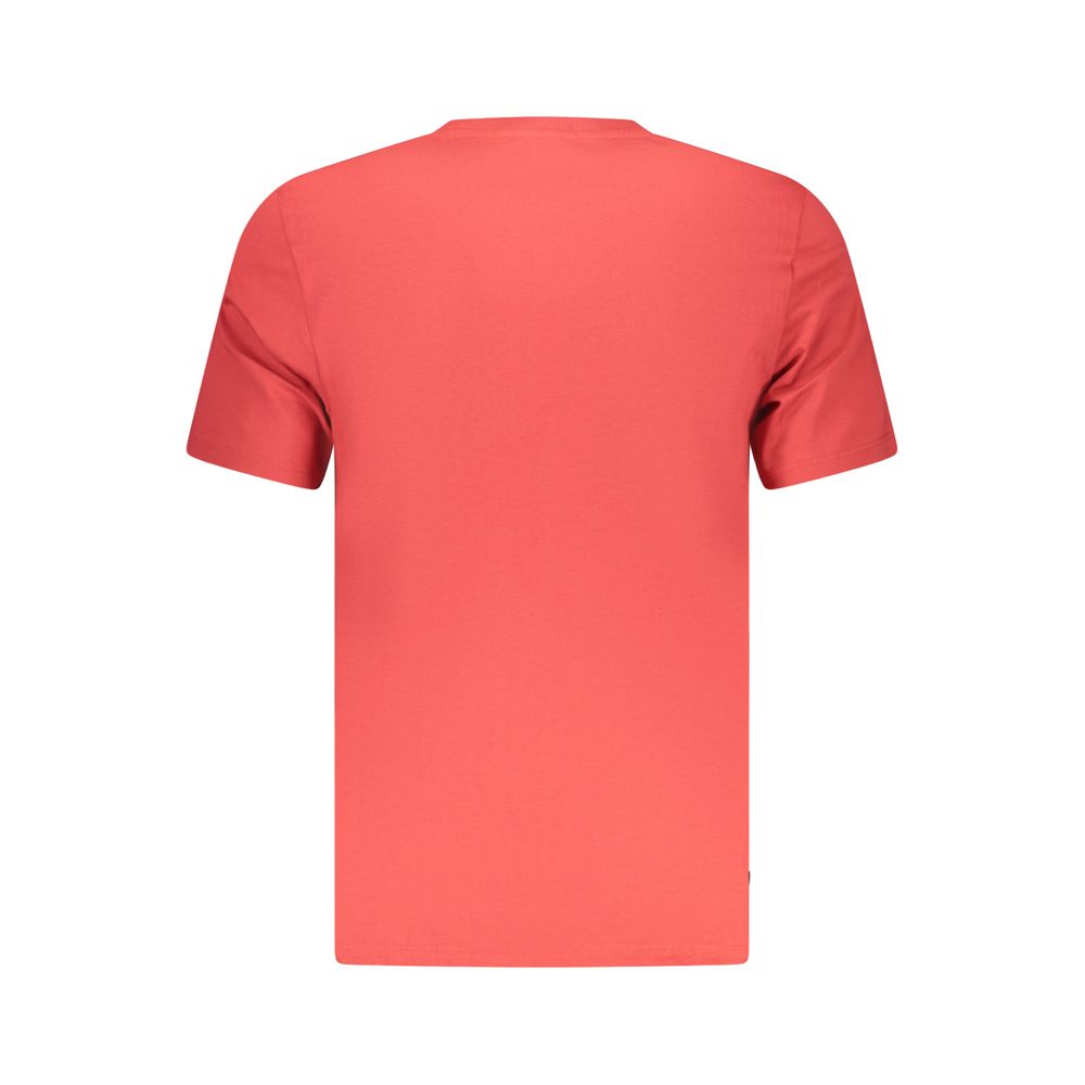 Red Cotton Men's T-Shirt - ventzia