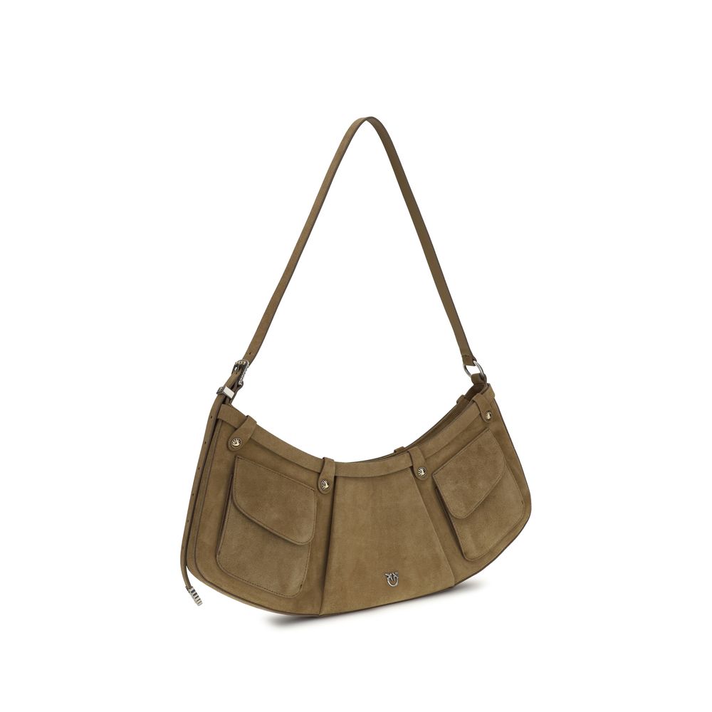 Beige Calf Leather Bos Taurus Shoulder Bag - ventzia