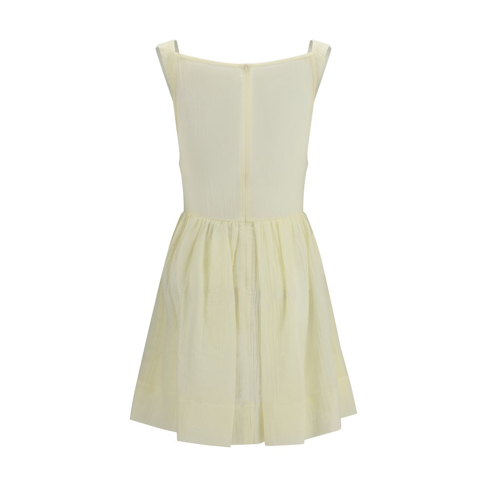 Bicolor Cotton Casual Dress - ventzia