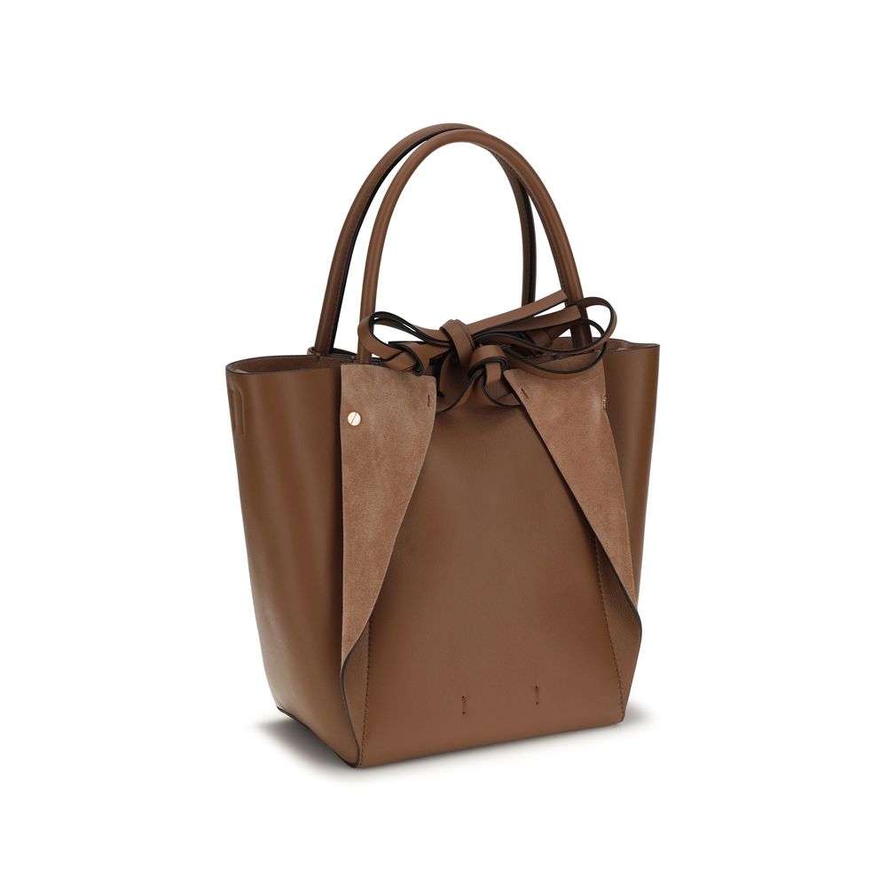 Brown Lamb Ovis Aries Aries Shoulder Bag - ventzia