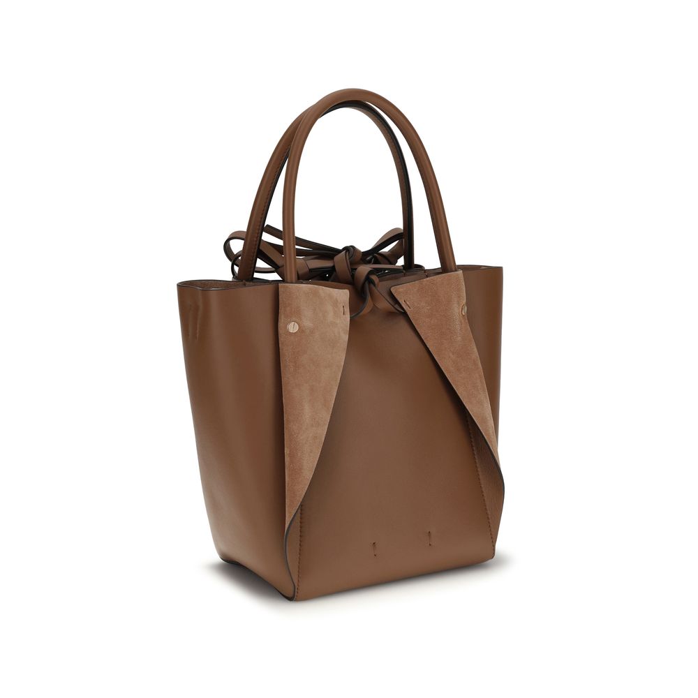 Brown Lamb Ovis Aries Aries Shoulder Bag - ventzia