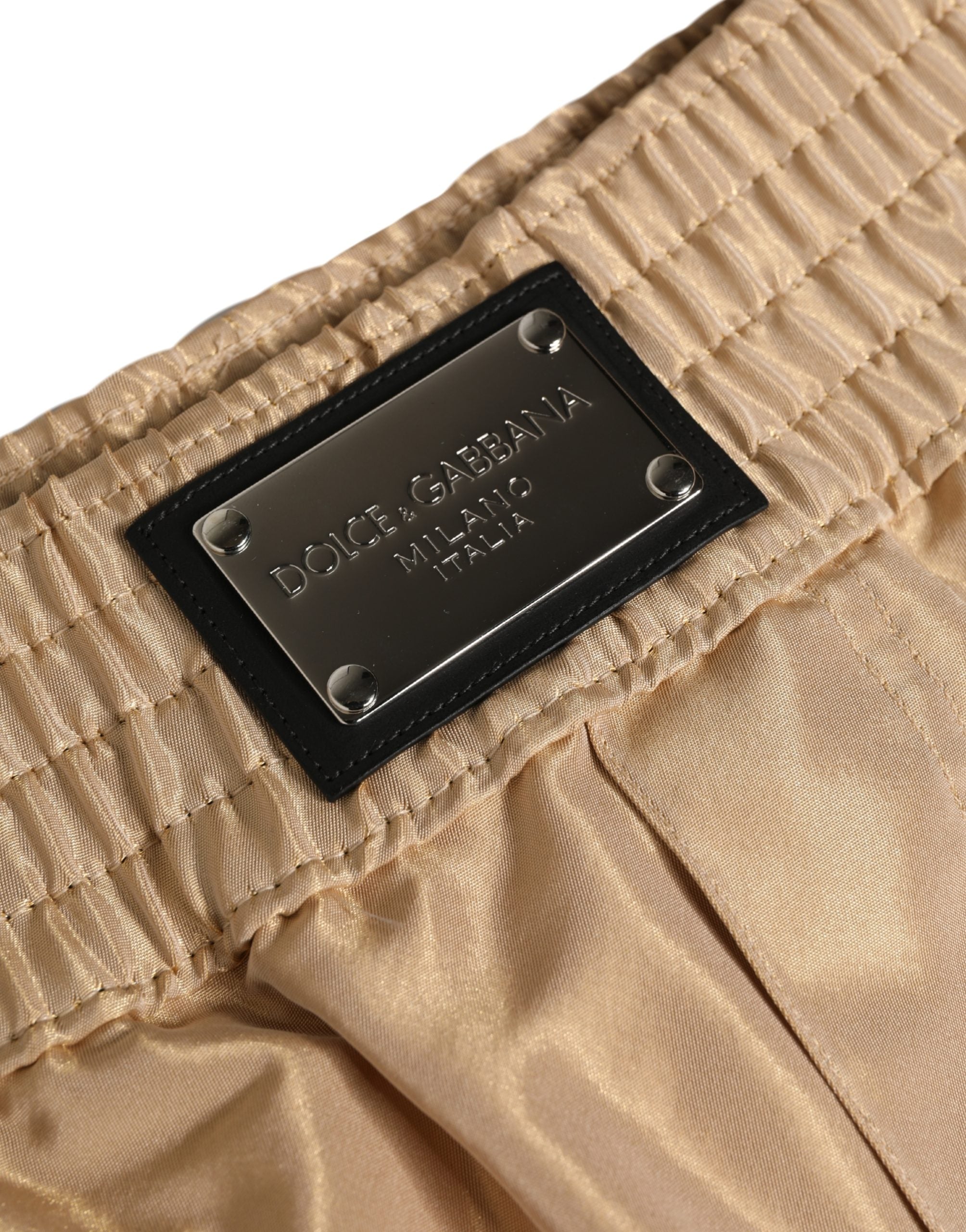 Beige Polyester Men Boxer Shorts Underwear - ventzia