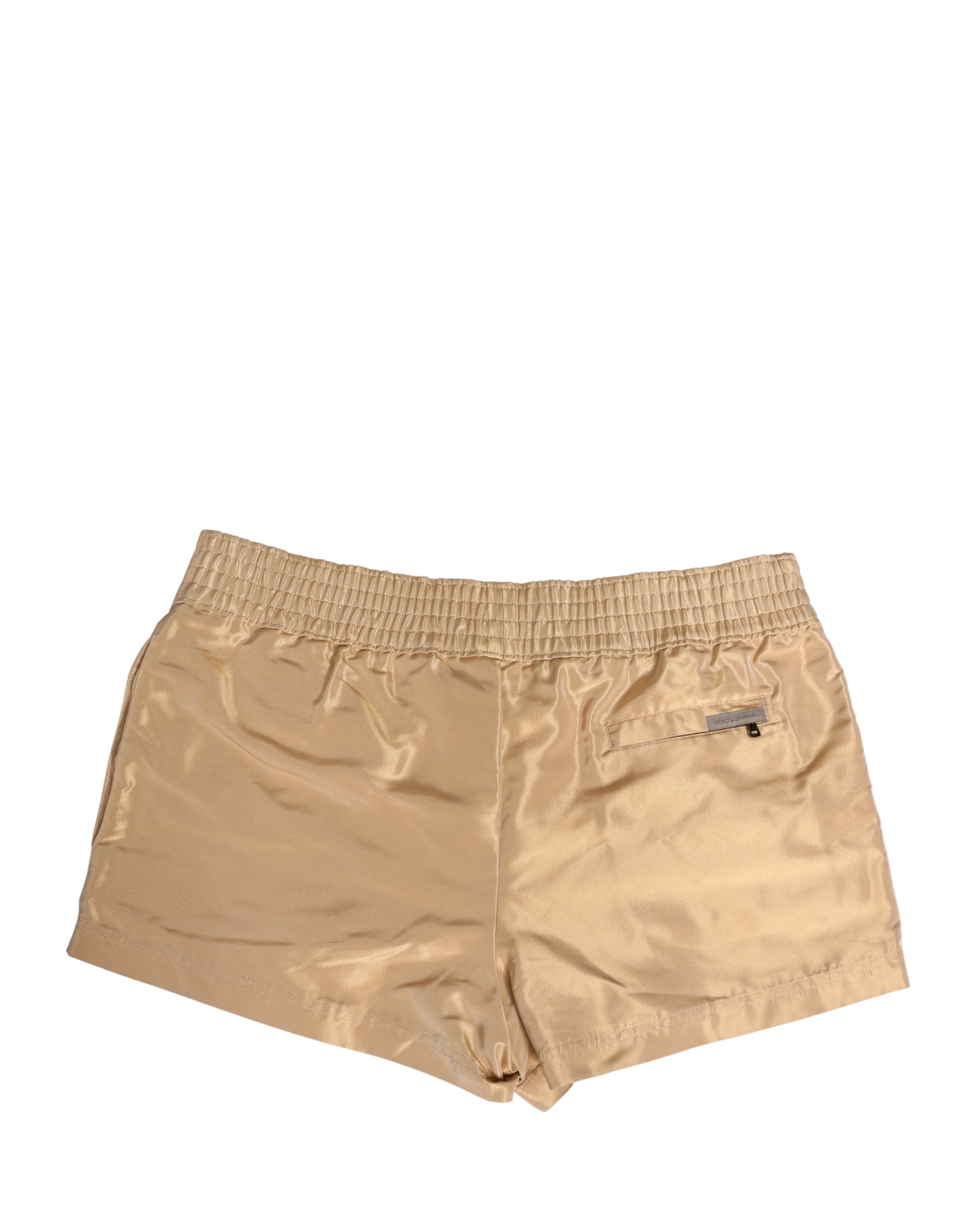 Beige Polyester Men Boxer Shorts Underwear - ventzia