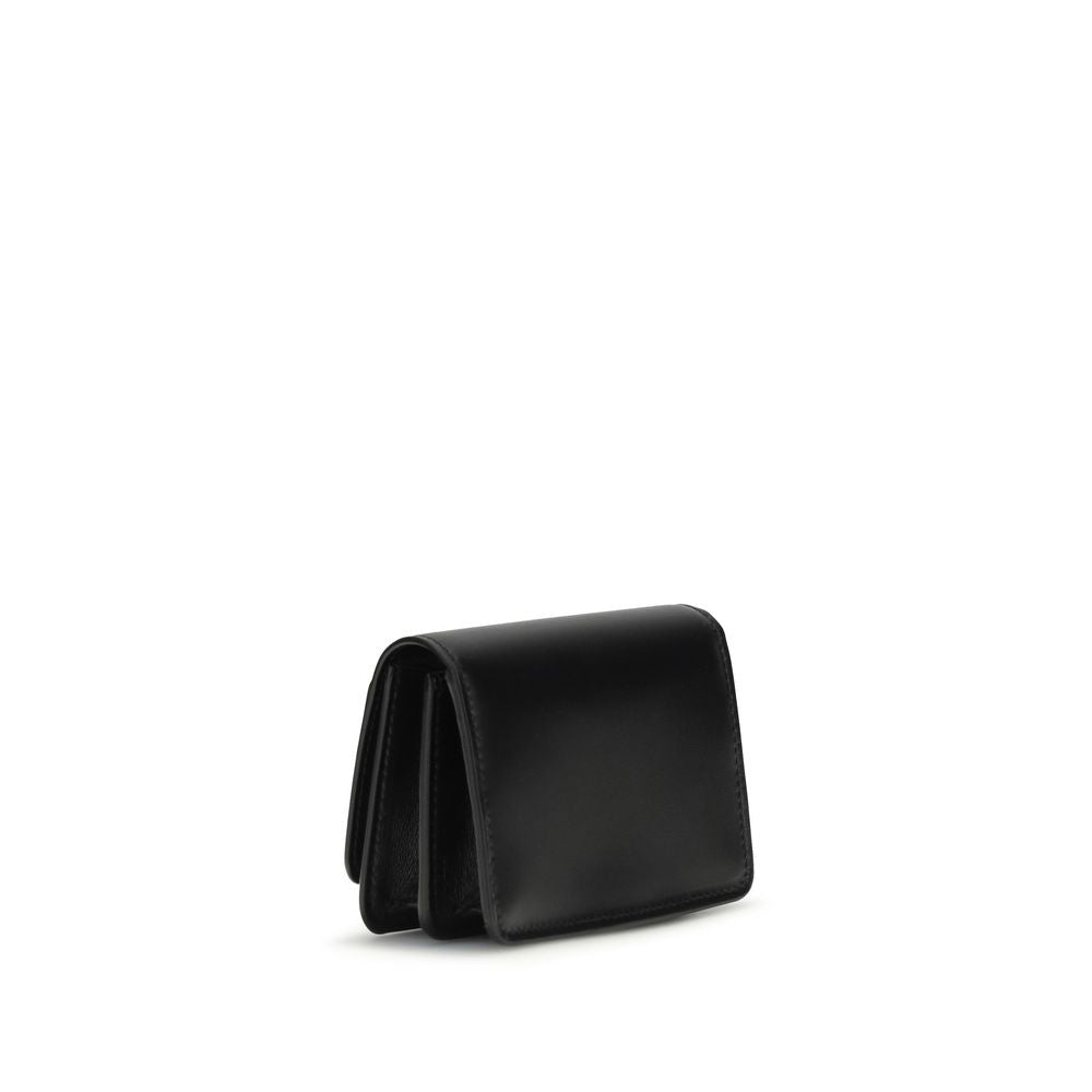 Black Calf Leather Bos Taurus Wallet - ventzia