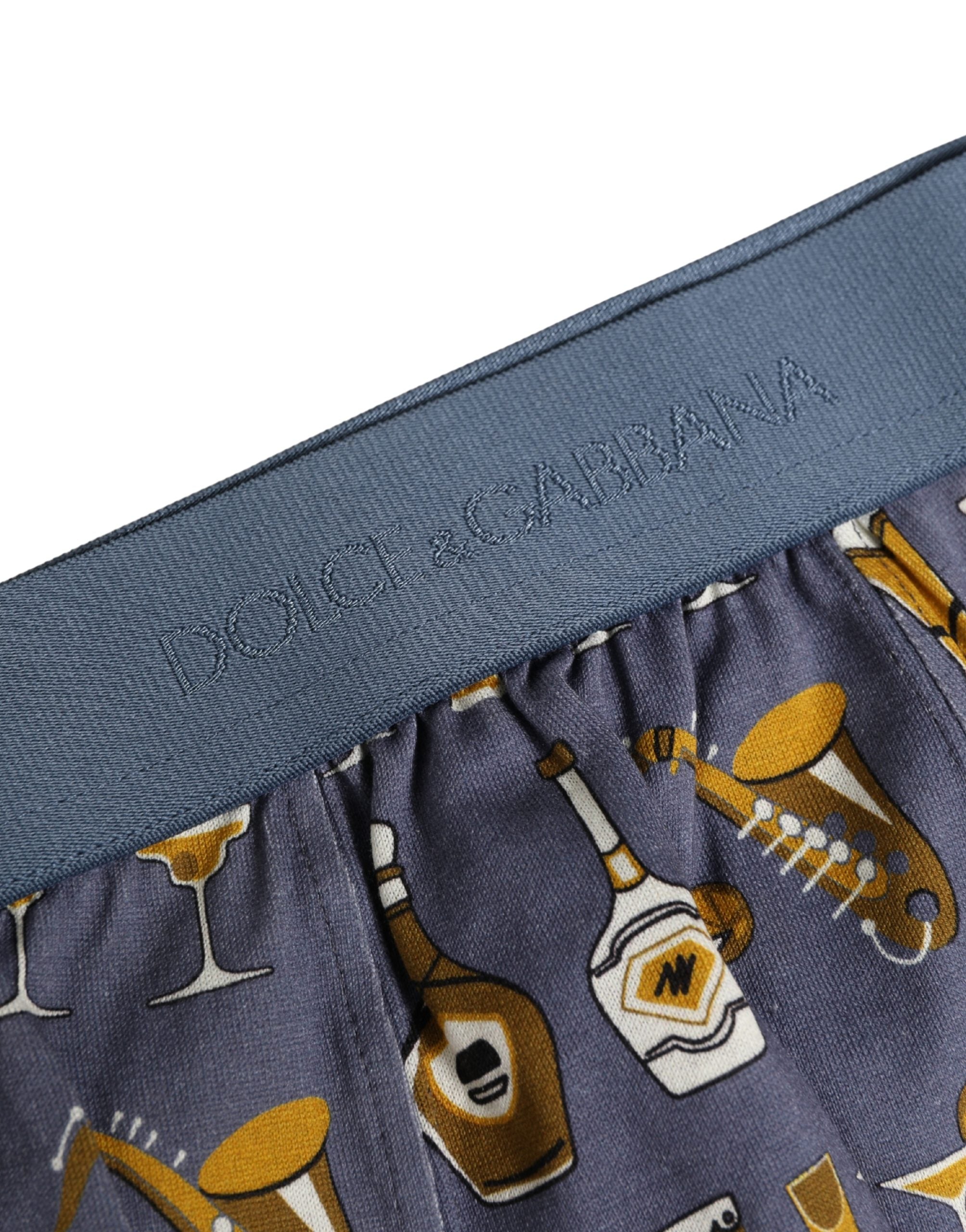 Gray Jazz Cocktail Men Brando Brief Underwear - ventzia