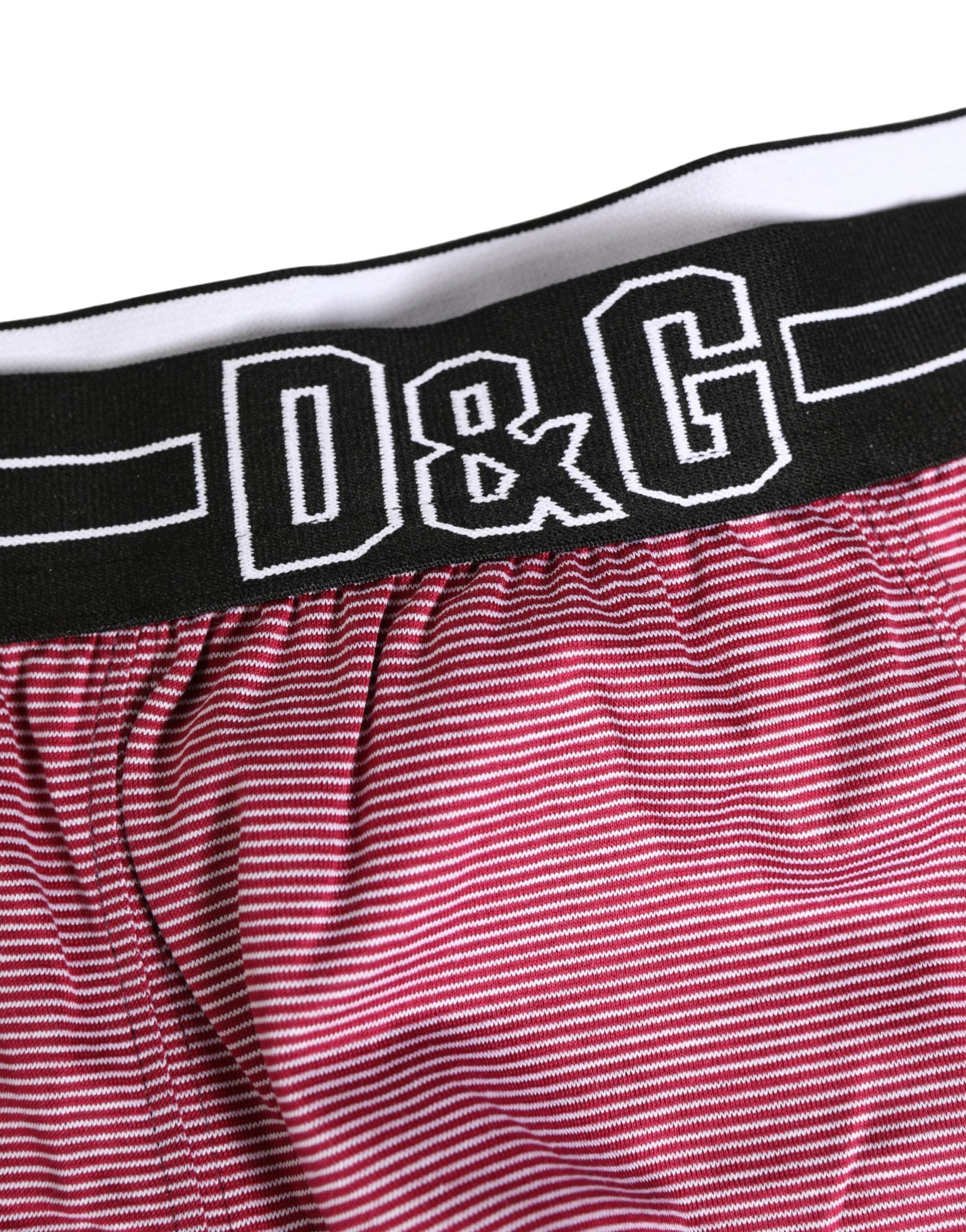Pink D&G Logo Cotton Regular Boxer Underwear - ventzia