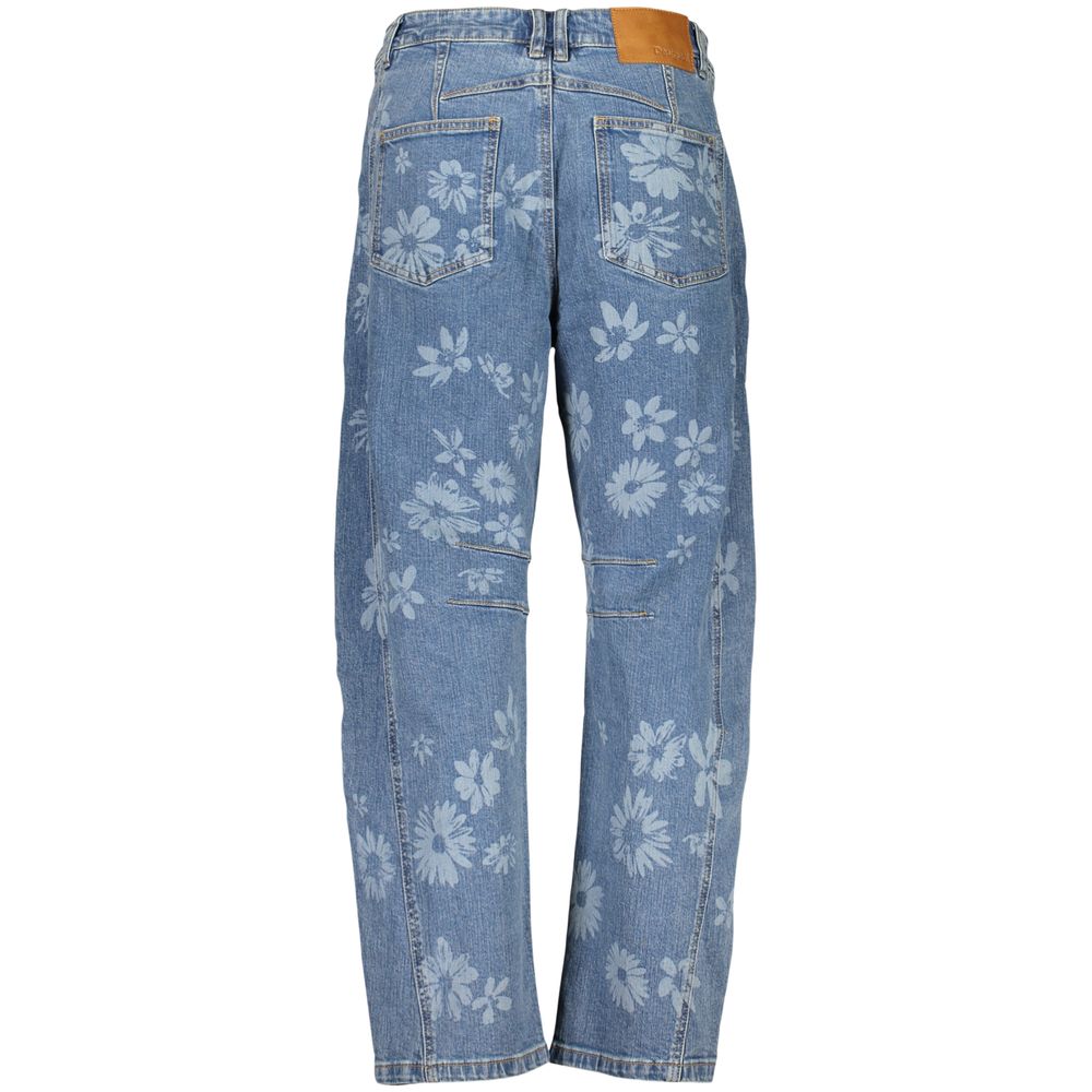 Blue Cotton Jeans Denim - ventzia