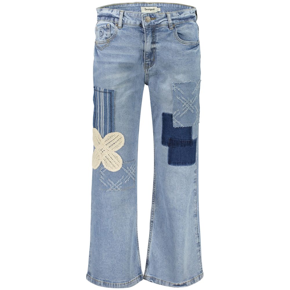 Azzurro Cotton Women Jeans - ventzia