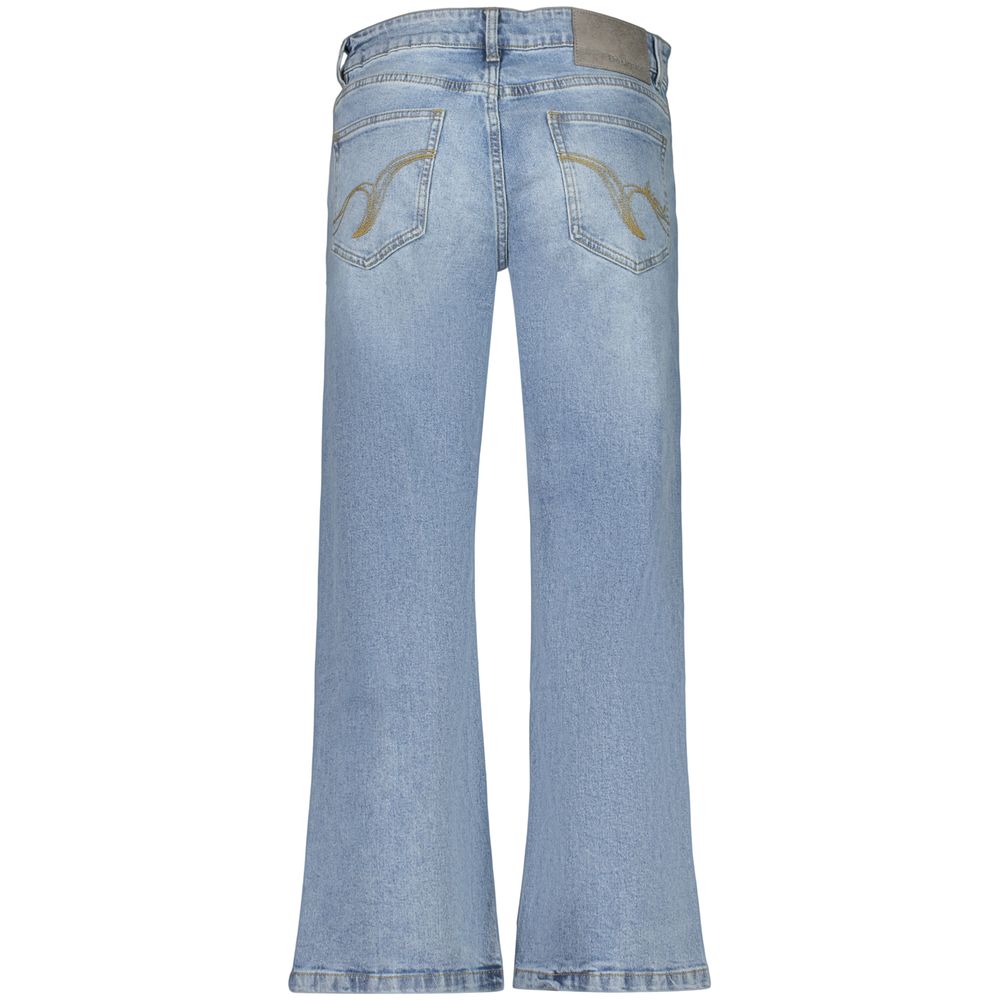 Azzurro Cotton Women Jeans - ventzia