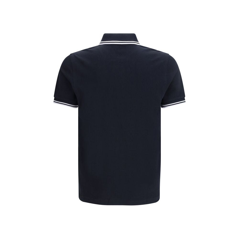 Blue Cotton Polo Shirt - ventzia