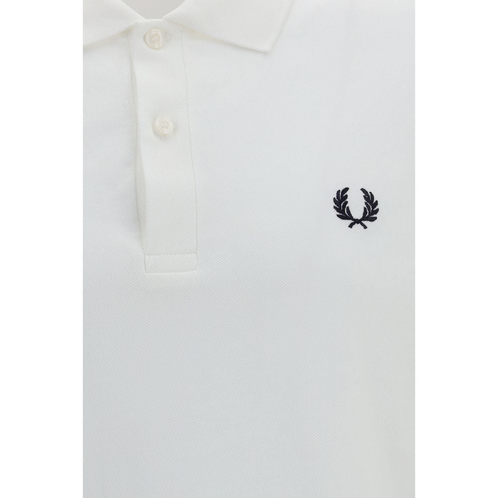 White Cotton Polo Shirt - ventzia