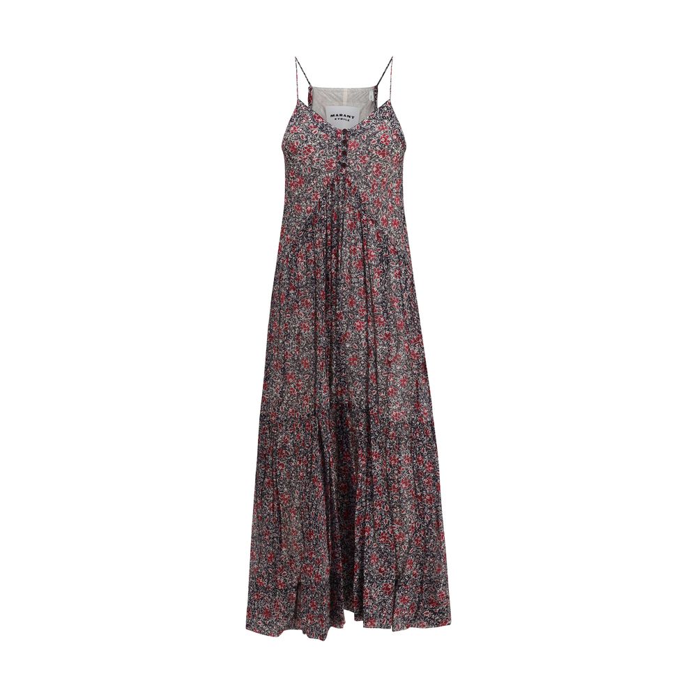 Multicolor Cotton Casual Dress - ventzia
