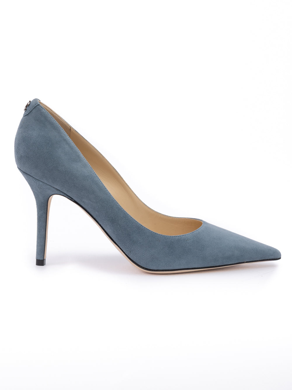 Dusk Blue Suede Agnes Pumps - ventzia