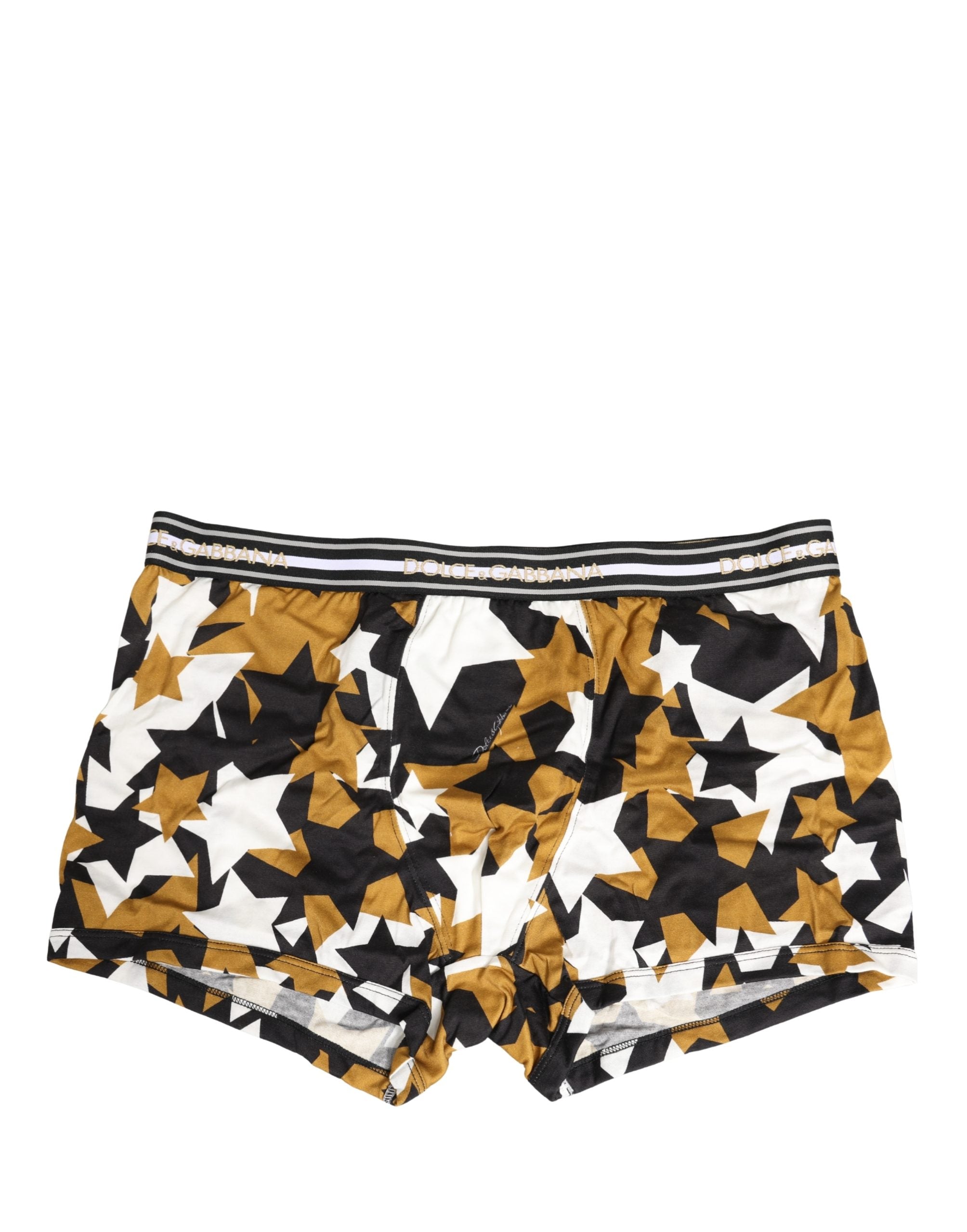 Multicolor Stars Print Regular Boxer Underwear - ventzia