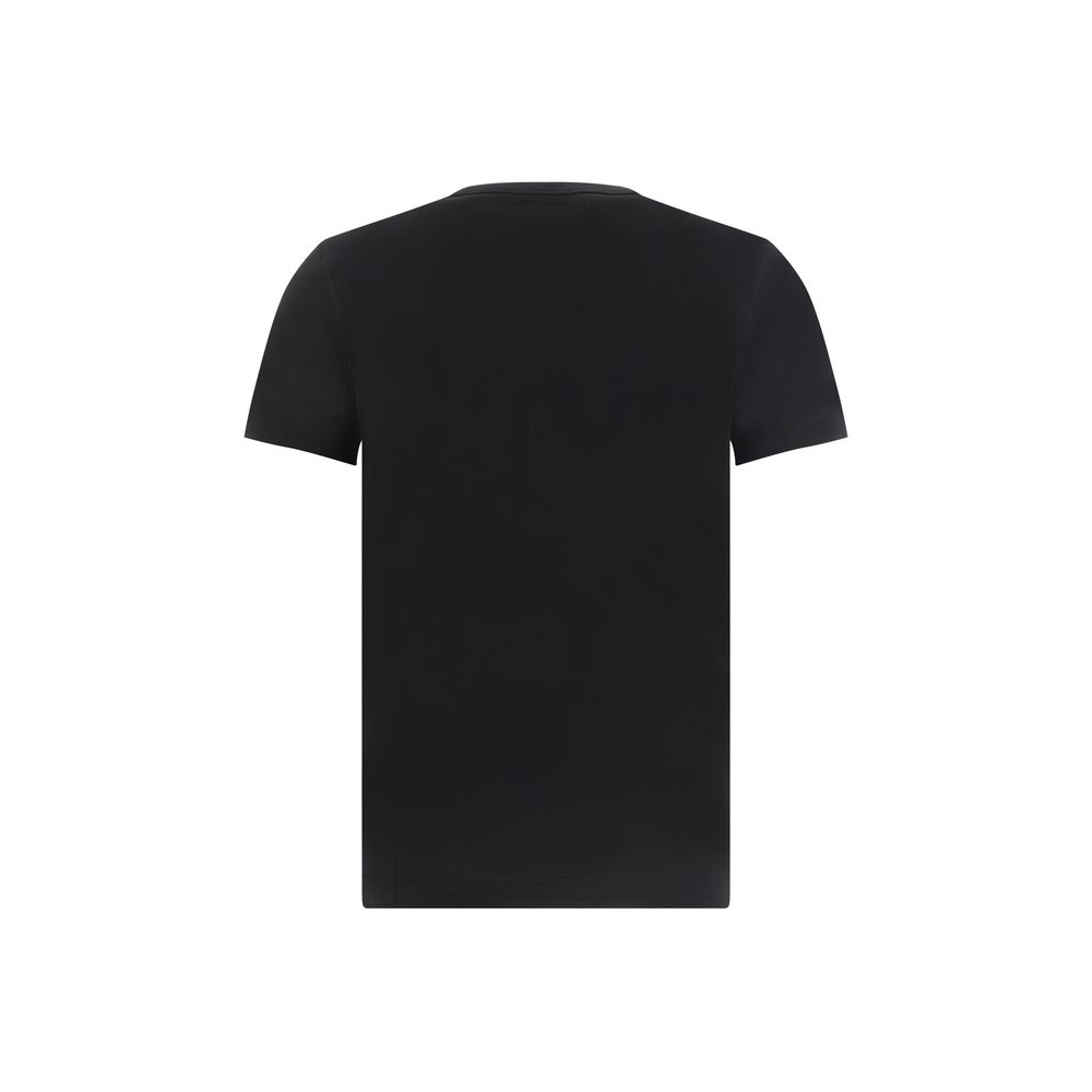 Black Cotton T-Shirt - ventzia