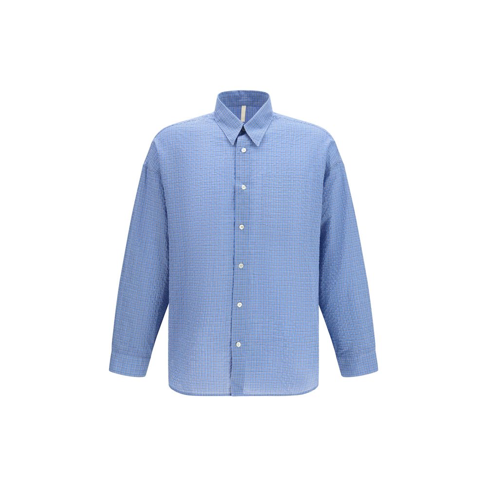 Blue Cotton Shirt - ventzia