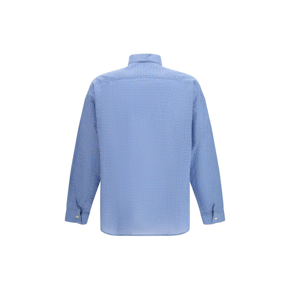 Blue Cotton Shirt - ventzia