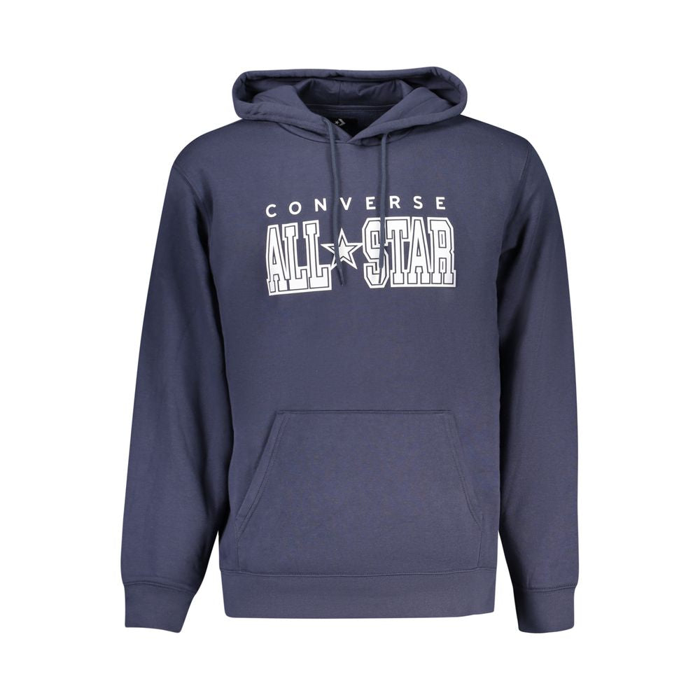 Blue Cotton Men's Sweatshirt - ventzia