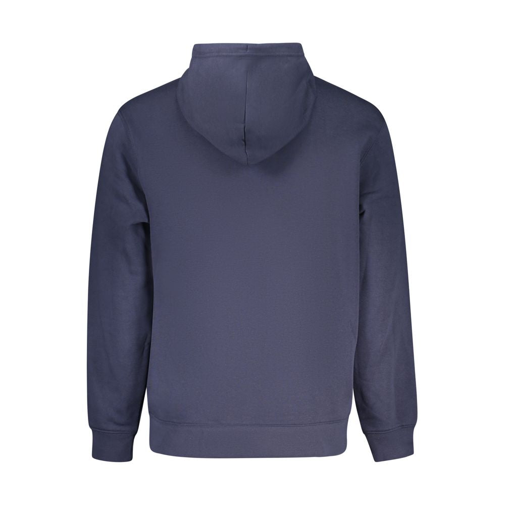 Blue Cotton Men's Sweatshirt - ventzia